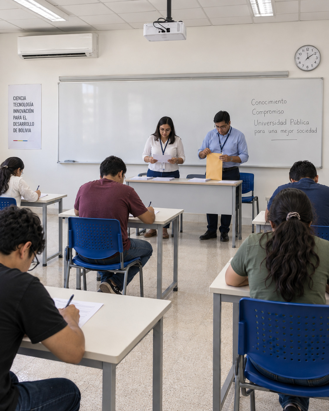 Propuesta 08: Exámenes transparentes para auxiliares